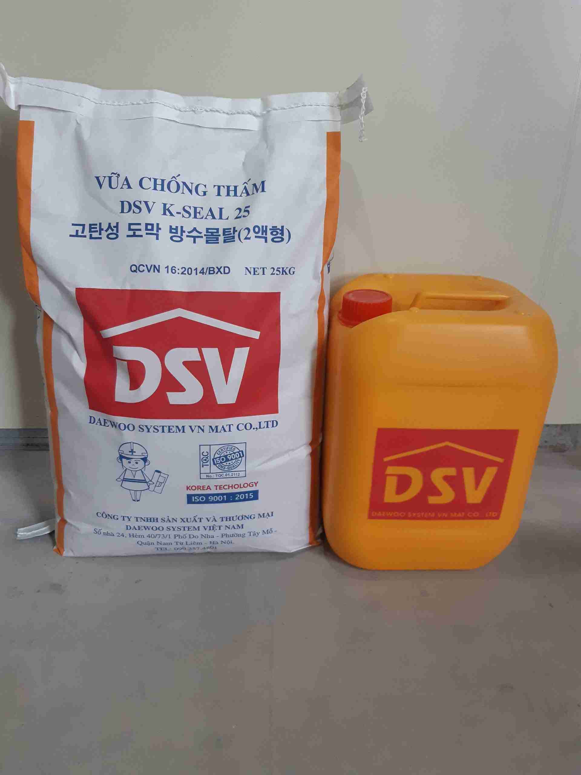 Vữa chống thấm 2 thành phần DSV K-SEAL 25